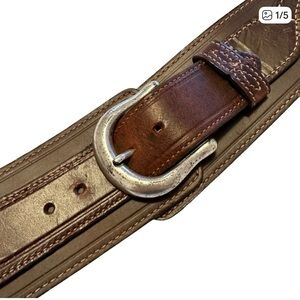 Leather Tunic Belt M